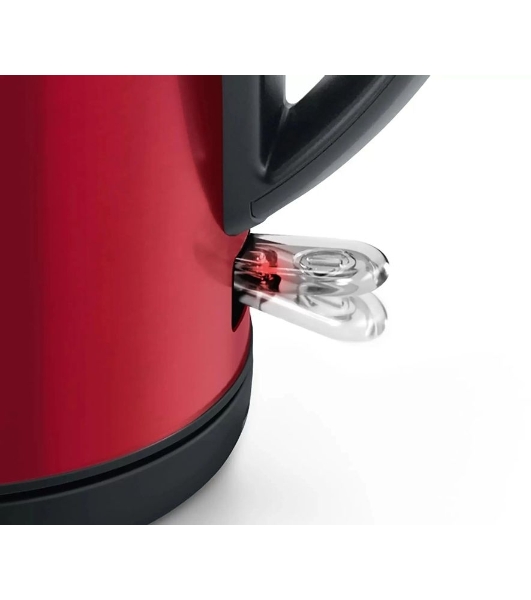 Электрочайник Bosch TWK3P424 красный, 1.7 л, 2400 Вт, скрытый нагревательный элемент