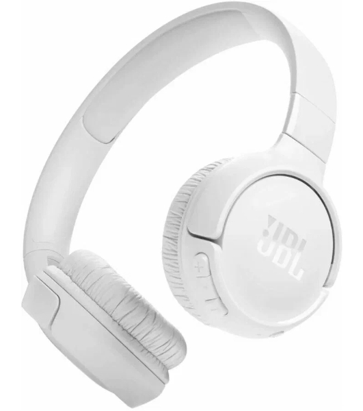 Беспроводные/проводные наушники JBL Tune 720BT белый, полноразмерные, Bluetooth 5.3 + проводной, до 76 ч