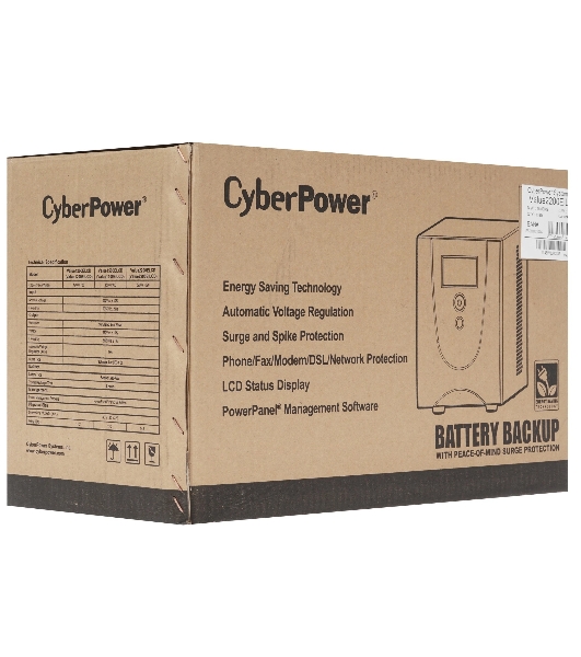 Источник бесперебойного питания CyberPower VALUE2200EILCD/2200 ВА/1320 Вт/6xIEC 320 C13 (компьютерный)