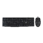 Комплект клавиатура+мышь Acer OMW141 проводной, USB, 1200 DPI, чёрный, фото 1