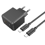 Сетевое зарядное устройство HOCO (6942007603843) CS13Aaa 1Type-C PD 20W, черный, фото 1