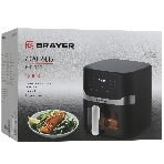 Аэрогриль Brayer BR2040 черный, 1800 Вт, 10 л, сенсор, 12 программ, фото2