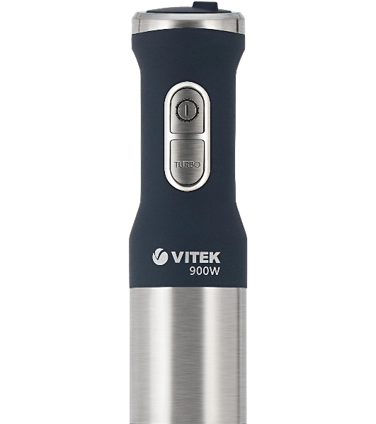Блендер погружной Vitek VT-3415 синий, 900 Вт, плавная регулировка, турбо