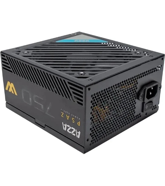 Блок питания, Azza, PSAZ-750W, 750Вт, 80 PLUS bronze, 120мм, черный