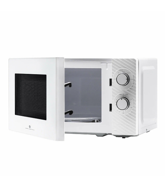Микроволновая печь General Electronics GE-MS120W белый, 20 л, 700 Вт, переключатели - поворотный механизм