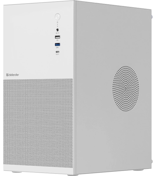 Компьютерный корпус Defender Apex Metal белый, mATX,Type C(3.0),USB3.0