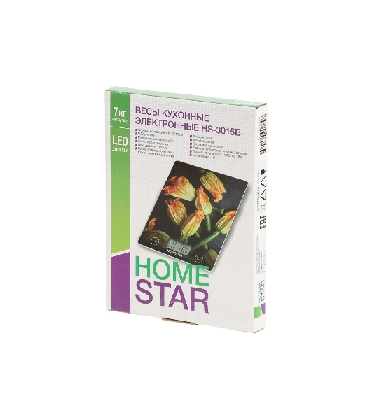 Весы кухонные электронные HomeStar HS-3015В 7 кг, (110057)