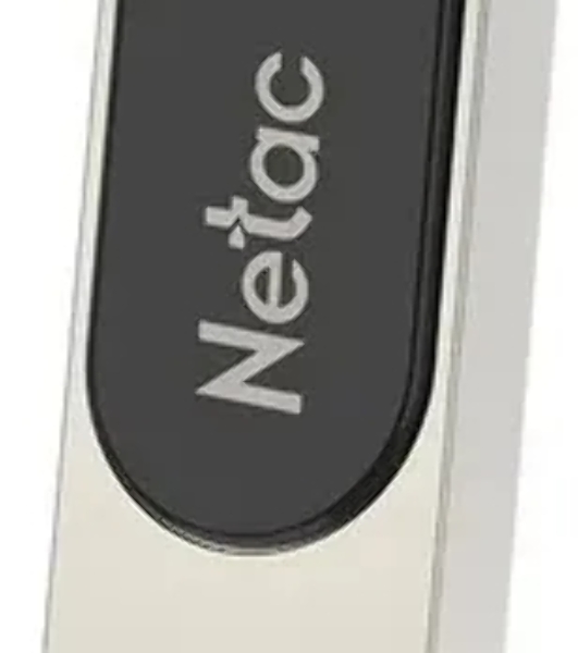 Флешка USB Netac U278 (NT03U278N-128G-32PN), 128Gb, USB 3.0, R/W 110/45, серебристый/черный