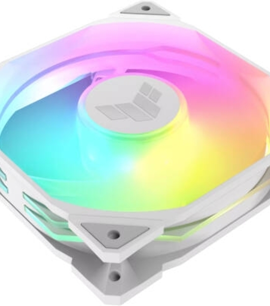 Вентилятор в корпус ASUS TUF GAMING TR120 FAN ARGB WHITE 3IN1 белый, 120x120x28 мм, 2000 об/мин, 29 дБ, 4 pin