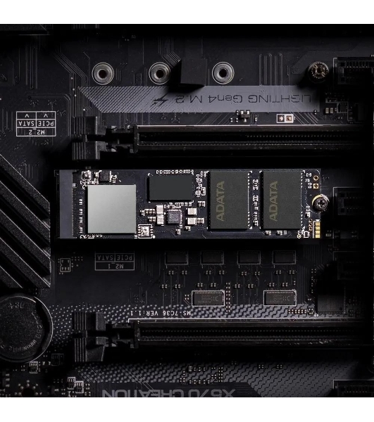 Накопитель SSD ADATA XPG GAMMIX BLADE S70, 2Tb, PCIe 4.0 x4, M.2 2280, NVMe, R/W 7400/6400