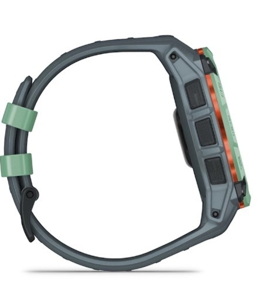 Умные часы Garmin Instinct 3 AMOLED 50mm, 1.3' AMOLED, ANT+, Bluetooth, 10 ATM, нео тропик / серый