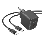 Сетевое зарядное устройство HOCO (6942007603843) CS13Aaa 1Type-C PD 20W, черный, фото2
