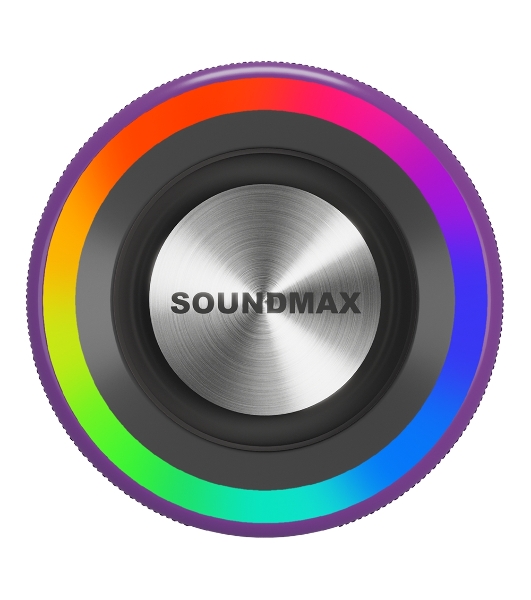 Портативная колонка Soundmax SM-PS5024B(фиолетовый)