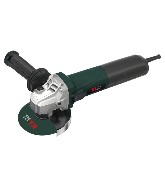 Угловая шлифовальная машина бесщеточная (болгарка) KLPRO KLAT11509 с регулировкой оборотов (сеть, 1150Вт, 115мм, 3000-11500об/мин)