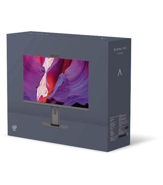 Моноблок Digma Pro Unity 23.8' Full HD i7 12700 (2.1) 16Gb SSD 512Gb UHDG CR Windows 11 Professional GbitEth WiFi BT 90W клавиатура мышь Cam серый/черный 1920x1080