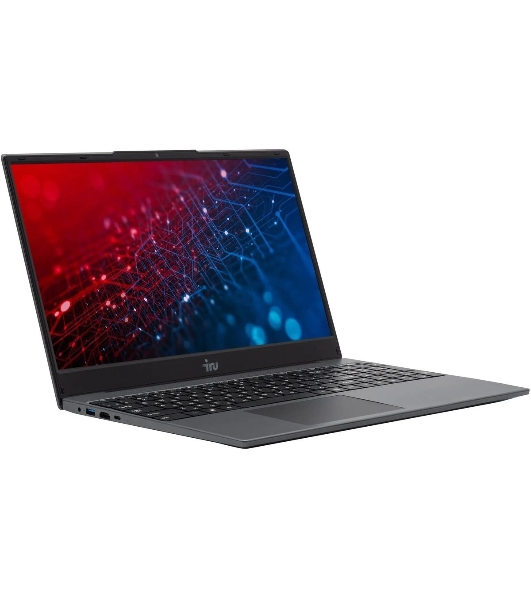 Ноутбук IRU Tactio 15PHC Ryzen 5 7430U 16Gb SSD 512Gb AMD Radeon Graphics 15.6' IPS FHD (1920x1080) FreeDOS black WiFi BT Cam 4000mAh (2150146)