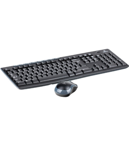 Комплект клавиатура+мышь Logitech MK270 беспроводной, USB, 1000 DPI, чёрный