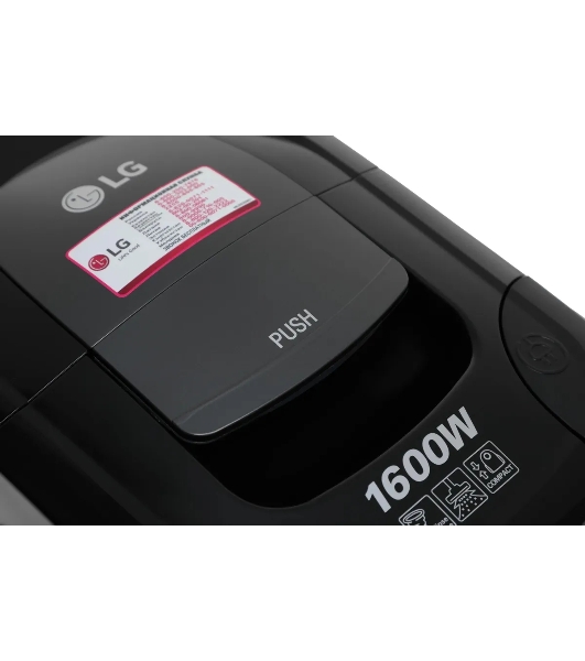 Пылесос LG VC5316NNTS серебристый/черный, 330/1600 Вт, уборка сухая, пылесборник контейнер 1.3 л