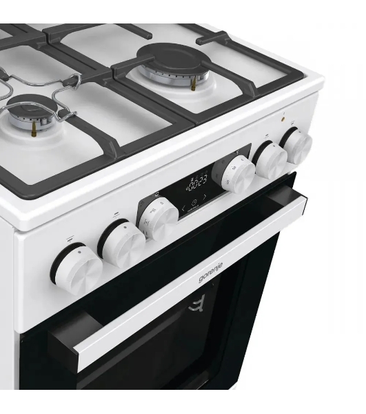 Плита комбинированная Gorenje GK5C42WF-B белый, конфорок 4 газовых, духовка 70 л, 50 см x 85 см x 59.4 см