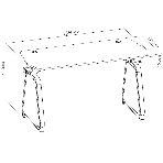 Стол игровой Cactus CS-GMD-BK-RGb столешница МДФ, черный каркас черный 136x60x75 см, фото14