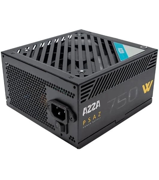 Блок питания, Azza, PSAZ-750W, 750Вт, 80 PLUS bronze, 120мм, черный