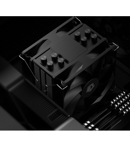 Кулер для процессора ID-COOLING SE-214-XT PLUS черный 120мм алюминий/медь 1800rpm 35.2db 4-pin 200W 150мм