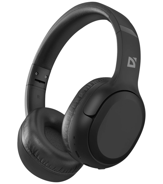 Беспроводные/проводные наушники Defender FreeMotion B665 черный, накладные, Bluetooth + проводной, складная конструкция, до 10 ч
