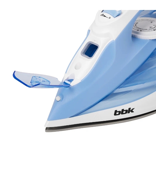 Утюг BBK ISE-2411 голубой, 2400 Вт, 40 г/мин, 140 г/мин, 300 мл