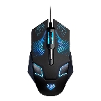 Мышь проводная Smartbuy (SBM-743G-K) RUSH черная, фото 1