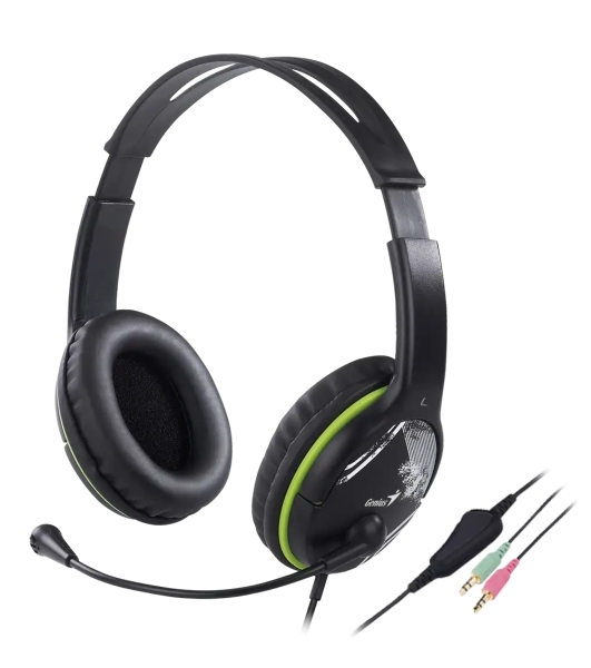 Гарнитура Genius HS-400A черный, проводная