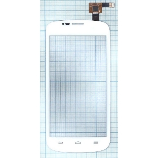 Сенсорное стекло (тачскрин) для ZTE V829, белое
