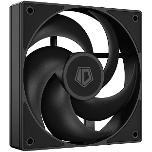 Вентилятор для корпуса ID-Cooling AS-120-K черный, 120 мм, 2000 об/мин, 27.2 дБ, 4 pin