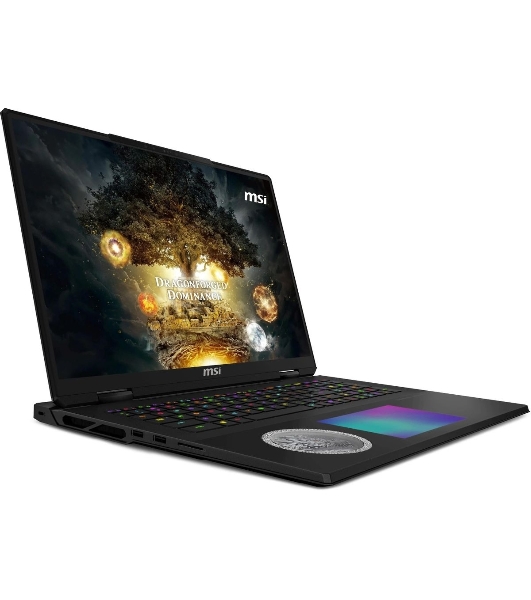 Ноутбук MSI Titan Dragon Edition 18 HX AI A2XWJG-205RU черный Core Ultra 9 285HX 64Gb SSD4Tb NVIDIA GeForce RTX 5090 для ноутбуков 24Gb 18' IPS UHD+ (3840x2400) Windows 11 Home WiFi BT Cam (9S7-1824A5-205)