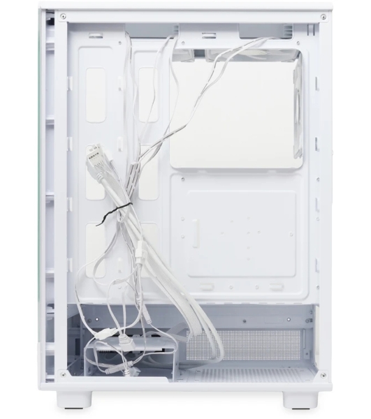 Компьютерный корпус HSPD F510, Panoramic Mid Tower, белый, TG, 0.5 SPCC, 3x120мм ARGB ATX, mATX, mITX 180/280/160мм 1x2.5', 1x3.5', 7xPCI 2xUSB-A 3.0 356x218x467мм