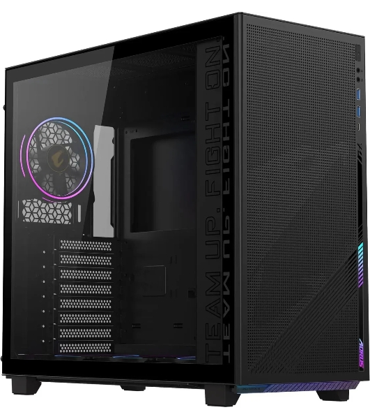 Компьютерный корпус Gigabyte Gb-AC400G черный без БП ATX 2xUSB 3.0 1xUSB3.1 audio bott PSU