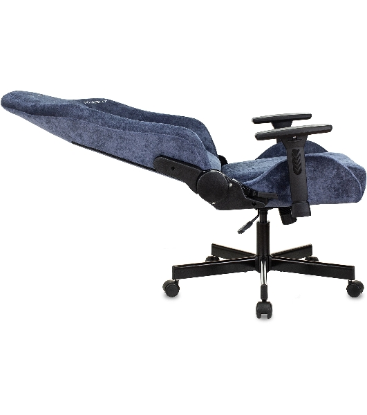 Кресло Knight N1 Fabric синий, ткань, 120 кг, механизм качания