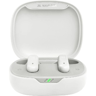 Наушники TWS JBL Wave Flex белый, вкладыши, Bluetooth, быстрая зарядка, до 8 ч