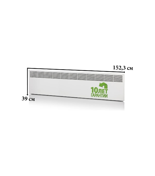 Конвектор электрический Ensto FinnHeat EPHBM20PR белый, 2000 Вт, 32 м2, термостат