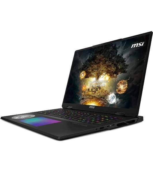 Ноутбук MSI Titan Dragon Edition 18 HX AI A2XWJG-205RU черный Core Ultra 9 285HX 64Gb SSD4Tb NVIDIA GeForce RTX 5090 для ноутбуков 24Gb 18' IPS UHD+ (3840x2400) Windows 11 Home WiFi BT Cam (9S7-1824A5-205)