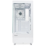 Компьютерный корпус HSPD F510, Panoramic Mid Tower, белый, TG, 0.5 SPCC, 3x120мм ARGB ATX, mATX, mITX 180/280/160мм 1x2.5', 1x3.5', 7xPCI 2xUSB-A 3.0 356x218x467мм, фото8