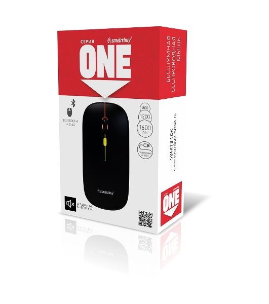 Мышь беспроводная Dual BT+USB с зарядкой Smartbuy X31 черная (SBM731DK) /100.  '