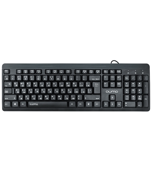 Клавиатура Qumo Kappa K17 проводная, USB Type-A, чёрный