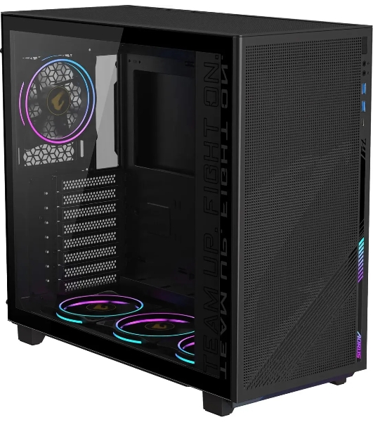 Компьютерный корпус Gigabyte Gb-AC400G черный без БП ATX 2xUSB 3.0 1xUSB3.1 audio bott PSU