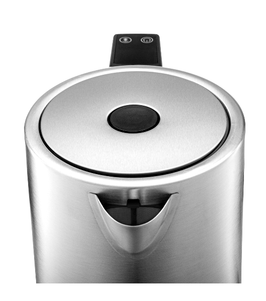 Чайник электрический BRAYER BR1060 2200 Вт, 1.7 л, стальной/черный