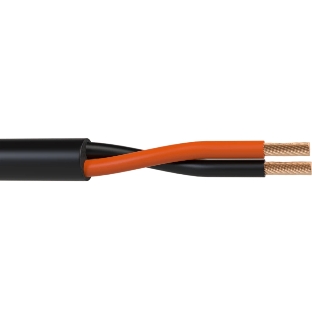 Кабель акустический 300 м, 16 AWG HighFlex, 1.5 мм2, диаметр 7.7мм, медь 84 x 0,15 мм, черный, бухта