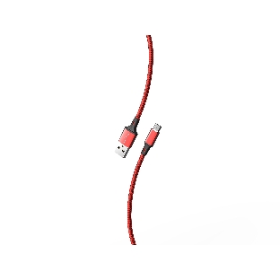 Кабель для зарядки и передачи данных S14 MicroUSB красный/черный, 3 А, 1 м, Smartbuy (iK-12-S14rb)