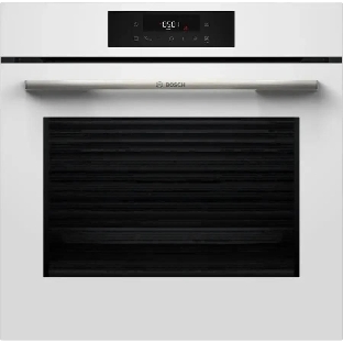 Духовой шкаф электрический Bosch HJG852YW0T Serie 6, 60 см, 66 л, белый,сенсорное управление, 8 режимов+AutoPilot 30(30 автоматических программ), LCD-дисплей, галогенное освещение, самоочистка EcoClean,Soft Open and Soft Close door,телескопические направляющие на 2 уровнях