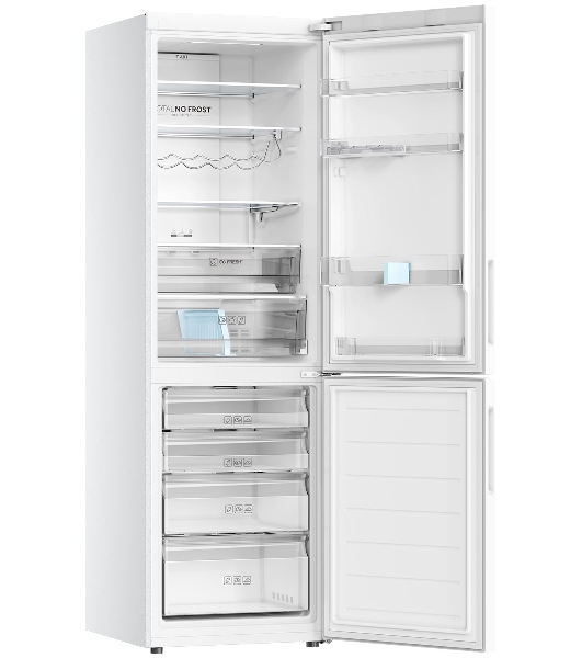 Холодильник Haier C2F636CWRGU1 белый двухкамерный 256/108 л морозилка снизу, No Frost