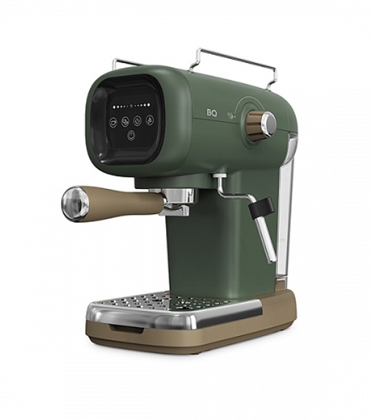 Кофеварка эспрессо BQ CM2005 зеленый, исп. кофе - молотый, 0.6 л, 1100 Вт, 20 бар