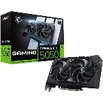 Видеокарта MSI GeForce RTX 5050 8G GAMING, NVIDIA RTX 5050, 8 ГБ GDDR6, 128 бит, PCI-e 5.0, 1xHDMI, 3xDP, 2587 МГц, фото2